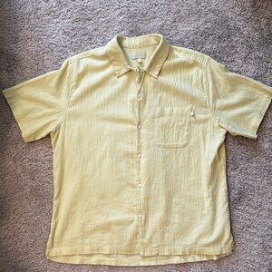 Urban Outfitters Yellow Short Sleeve Men's Shirt
